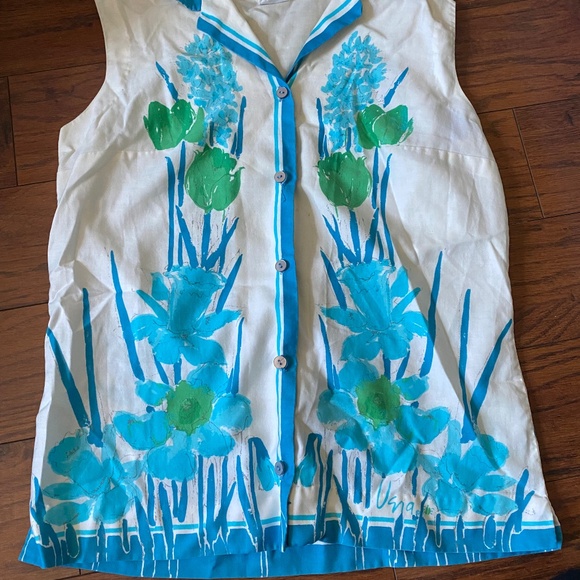 Vera Neumann top sz large - Picture 1 of 5